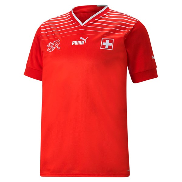 Maillot Suisse Domicile 2022 Rouge